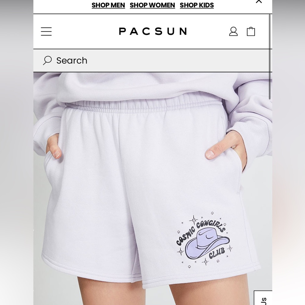 Cowgirl boyfriend sweat shorts